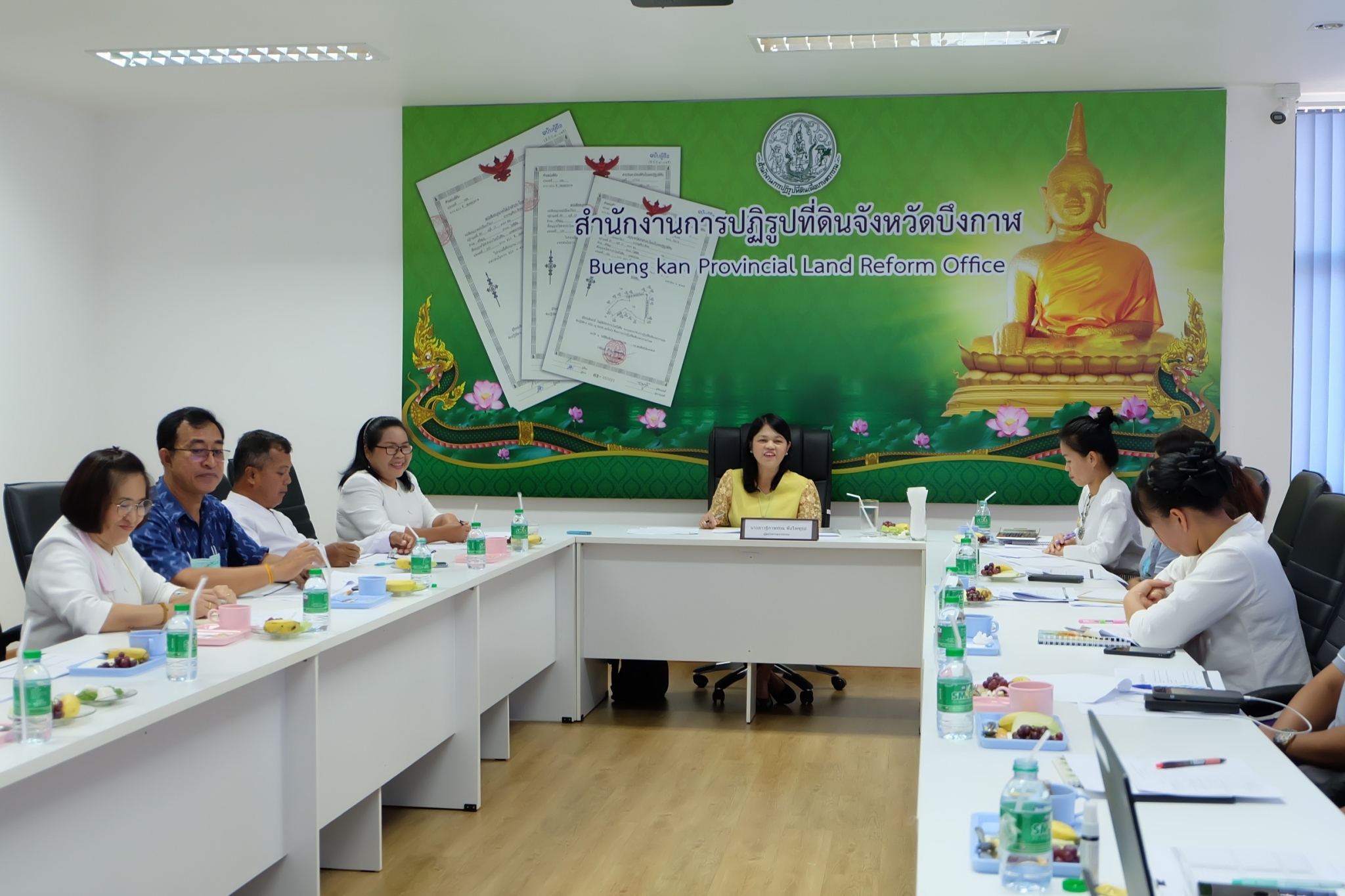 title - ผู้ตรวจราชการกรม สำนักงานการปฏิรูปที่ดินเพื่อเกษตรกรรม (ส.ป.ก.) ประชุมติดตามผลการดำเนินงานตามแผนการตรวจราชการ ส.ป.ก. ประจำปีงบประมาณ พ.ศ. 2566 รอบที่ 2 เขตตรวจราชการที่ 10 จังหวัดบึงกาฬ